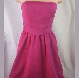 Express womens dress strapless cocktail party